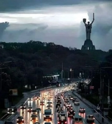 Комік спародіював українців під час блекауту