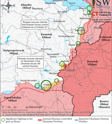 Российские войска пытаются окружить ВСУ в районе Угледара