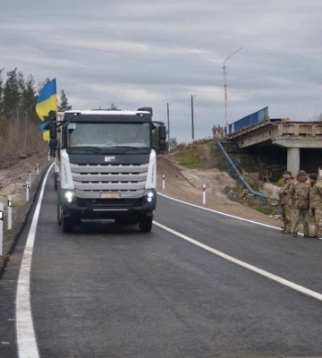 На Печенежском водохранилище восстанавливают мост