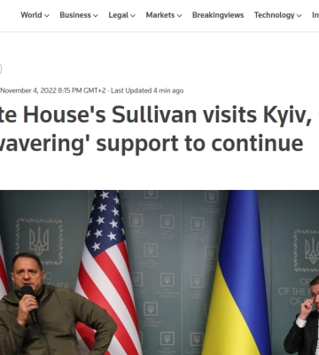 Радник Байдена таємно прилітав до Зеленського — Bloomberg