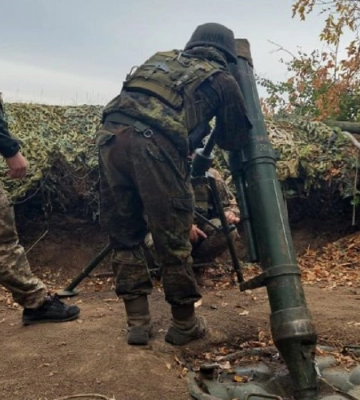 Прикордонники показали, як знищили бліндаж із росіянами на Донеччині