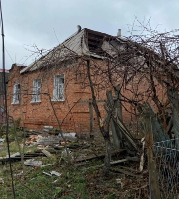 Окупанти обстріляли прикордонне село на Сумщині, постраждалих немає, пошкоджено 5 будинків