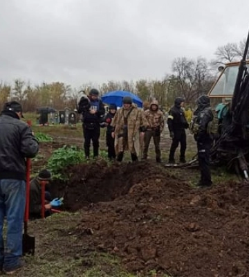 В Борівському районі Харківщини виявили масове поховання людей