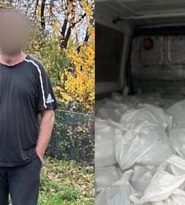 Криворізькі патрульні виявили автомобіль з пляшками, у яких, ймовірно, був алкоголь