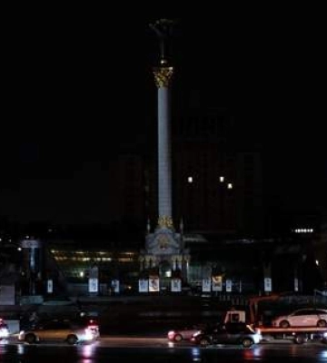 Как засыпает Киев: поразительное видео отключение электроэнергии в столице