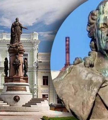 Екатерину II ждет демонтаж: памятник российской императрице закрыли деревянным забором