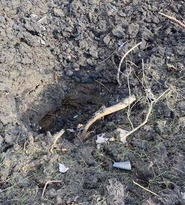 У Запорізькій області дві ворожі ракети вибухнули поблизу населеного пункту, люди й цивільна інфраструктура не постраждали