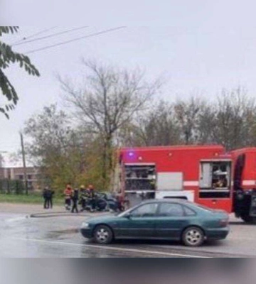 У Кривому Розі під час руху зайнялася вантажівка