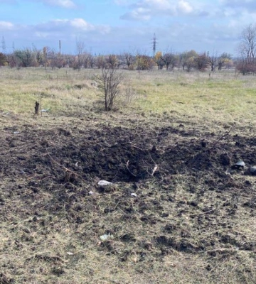 Росіяни влучили двома ракетами поблизу населеного пункту на Запоріжжі