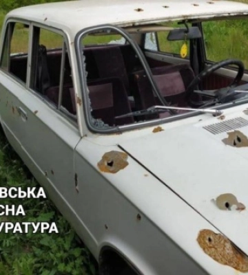 На Харківщині ексгумували тіло чоловіка, якого росіяни розстріляли в автівці