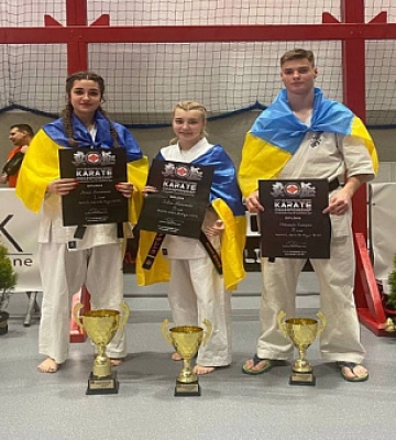 Криворізькі каратисти посіли призові місця на відкритому Чемпіонаті Європи