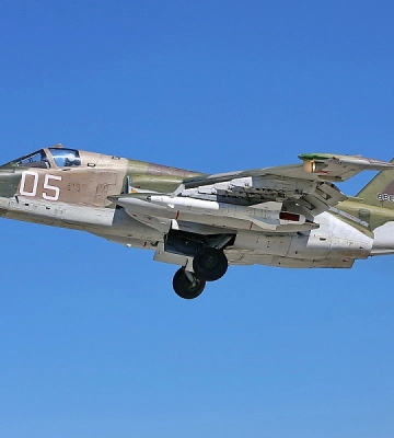 У Херсонській області збили російський Су-25