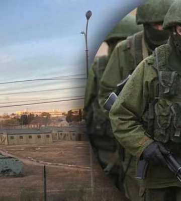 Приехали не на отдых: в сети показали технику и палатки &quot;мобиков&quot; в Севастополе