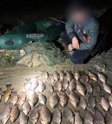 На Полтавщині викрили молодого браконьєра, який наловив риби на 120 тисяч