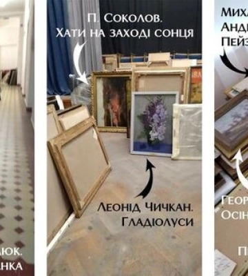 Оккупанты похитили и перевезли картины из Херсонского в Симферопольский музей
