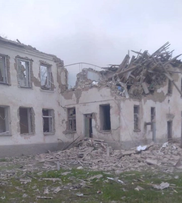 Окупанти обстріляли Золоту Балку на Херсонщині, зруйновано школу