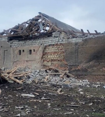 Захватчики утром нанесли удар ракетами С-300 по селу на Запорожье