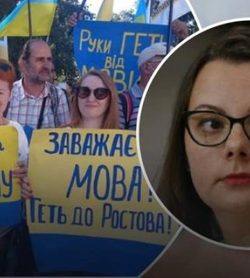 В Одесі активісти розклеювали наліпки про порушення мовного закону: як реагували порушники