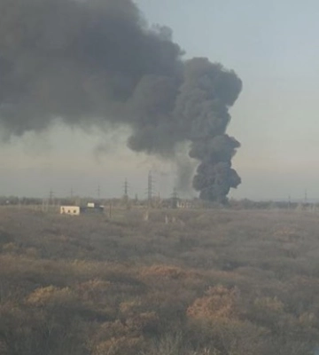 Після вибухів у Ясинуватій загорілася підстанція