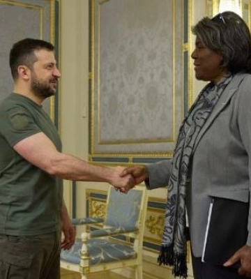Зеленський зустрівся із послом США в ООН у Києві