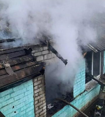 Спасатели ликвидировали пожар в жилом доме в Криворожском районе