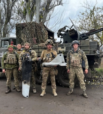 Десантники з Донеччини приземлили ворожий БПЛА «Орлан-10»