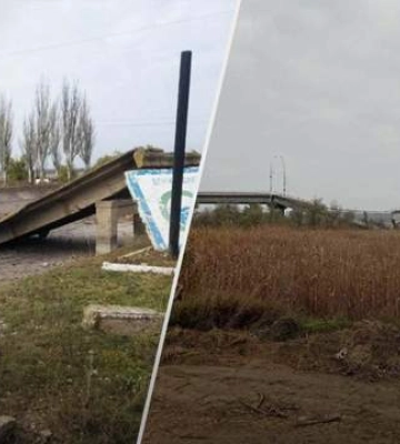 На правом берегу Днепра россияне взрывают мосты, – СМИ