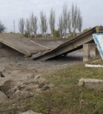 В Херсонской области взорвали мост