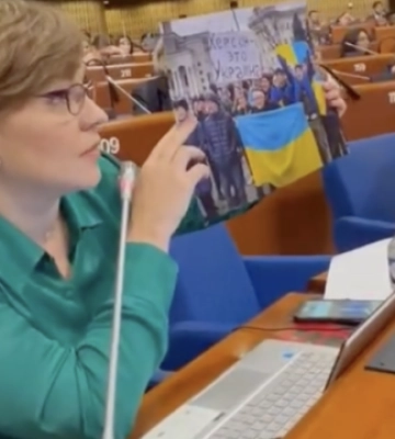 Громадська активістка розповіла у Страсбурзі про воєнні злочини росіян на Херсонщині