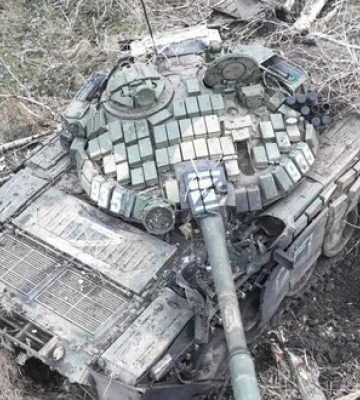 Спецпризначенці НГУ розбили колону російської техніки (ФОТО)