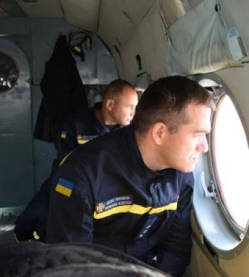 Стан гідрологічної ситуації на основних річках області закарпатські рятувальники оцінювали з повітря 