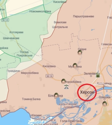 Росія у Херсоні прагне сповільнити наступ ЗСУ й вивести свої війська — ISW