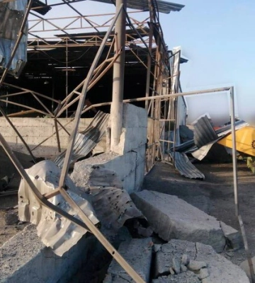 Ворог поцілив ракетами С-300 в агропідприємство у Запорізькій області