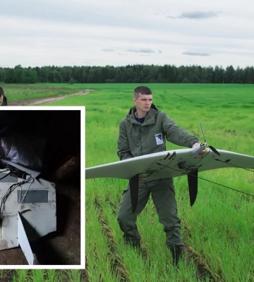 Вооружённые Силы Украины сбили российский беспилотник «летающее крыло» Supercam S350 – он имеет радиус действия 100 км, запас хода 240 км и скорость 120 км/ч
