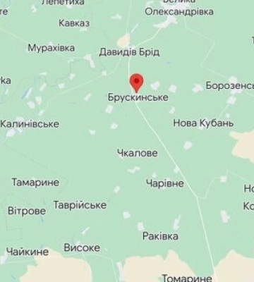 Жители освобожденного села Брускинское Херсонской области встречают украинских воинов. ВИДЕО