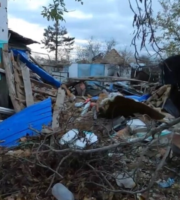 Тут немає людей і жодної цілої хати: у Херсонській ОВА показали деокуповане село Потьомкине