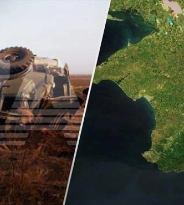 Невже втікали з Херсона: у Криму КАМАЗ з окупантами врізався в цивільне авто