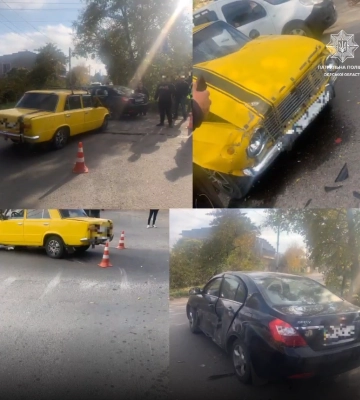 В Одесі водій легковика протаранив огорожу підземного переходу, - ФОТО