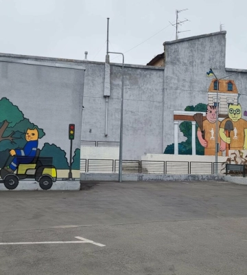 На Молдаванці з’явився кіт-прибиральник