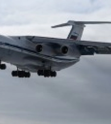 В беларусь прилетели четыре российских самолета Ил-76