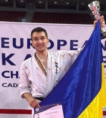Волинянин здобув срібло на чемпіонаті Європи з карате