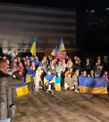 У Житомирі провели автопробіг на підтримку Херсона