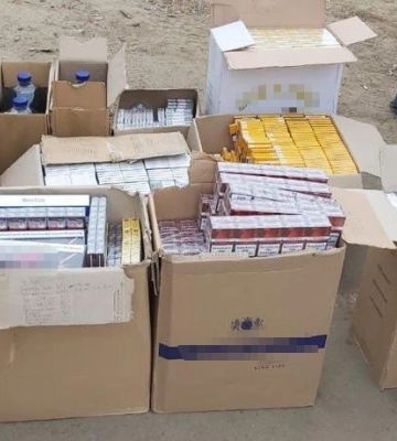 На блокпосту в Одеській області виявили контрабандиста з цигарками та алкоголем на 350 тисяч гривень, - ФОТО