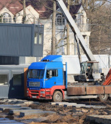 В Ирпене начали строительство нового модульного городка