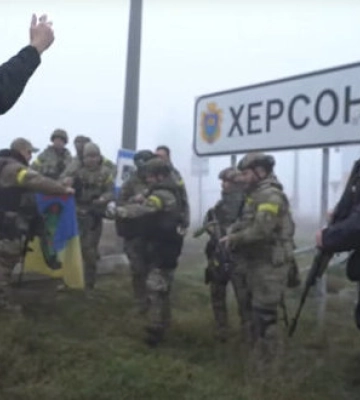 Патрульная полиция возвращается в освобожденный Херсон. ВИДЕО