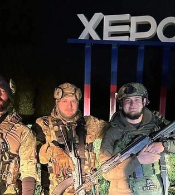 Даніель Салем з побратимами зайшов у звільнений Херсон: як його зустрічали