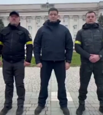 До Херсона повернулася військова адміністрація (відео)