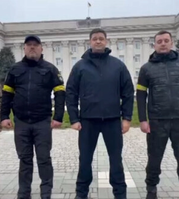 В освобожденный Херсон вернулись военные администрации. ВИДЕО