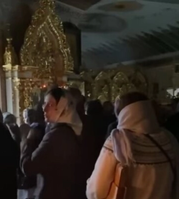 У Києво-Печерській лаврі у розпал війни помолилися за росію
