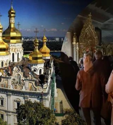 У Києво-Печерській лаврі у розпал війни помолилися за росію
